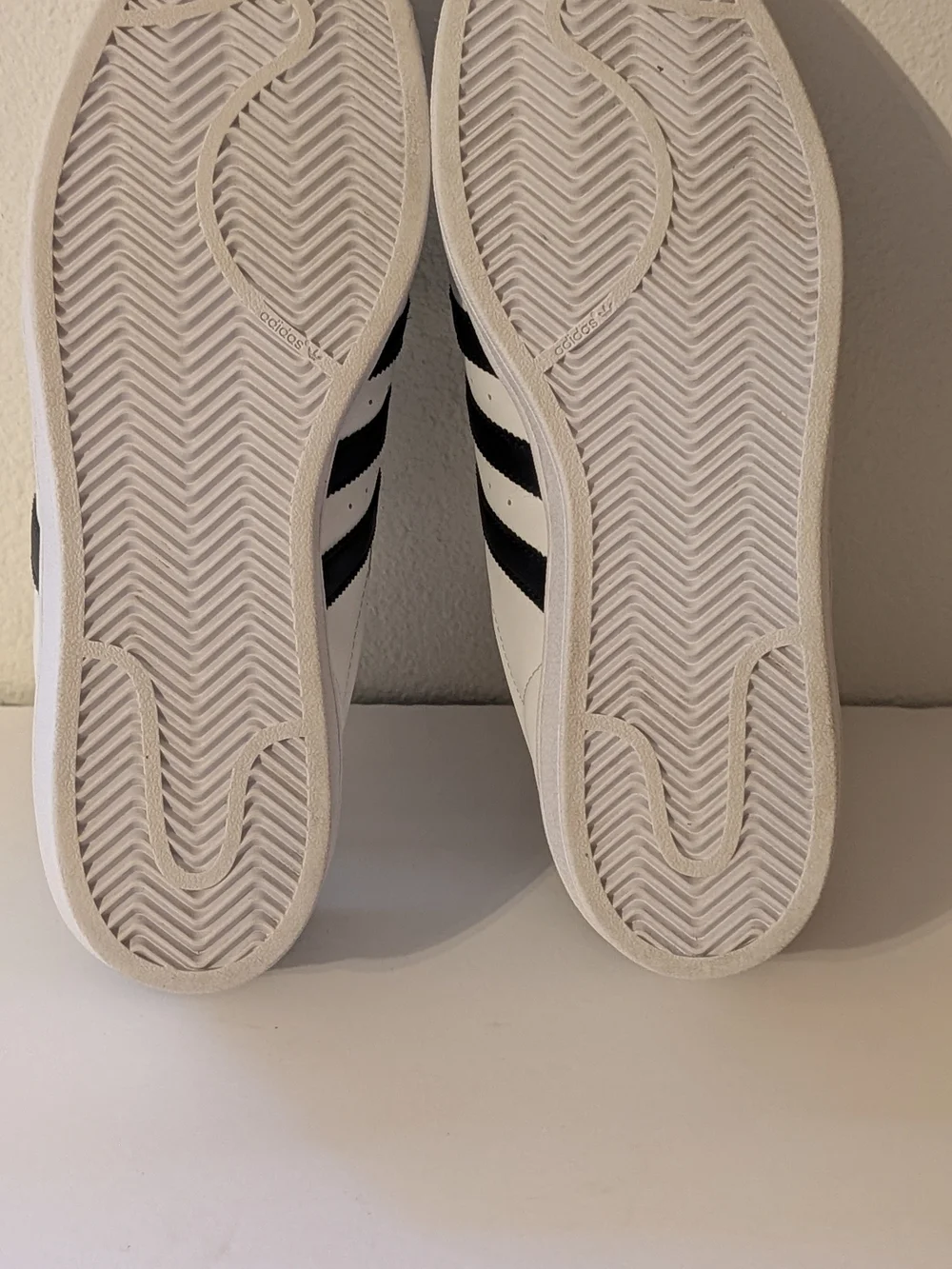 Adidas White & Black Superstar Sneakers